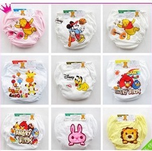 Free Shipping New Arrival Pure Cotoon Baby Panties 12Pieces/lot Children Briefs Many Designs For Option