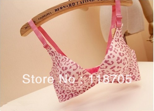 Free shipping! New Arrival Sexy Seamless Women Bra Sets, Cotton Bra Sets, Leopard Lingerie