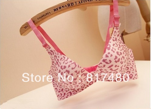 Free shipping! New Arrival Sexy Seamless Women Bra Sets, Cotton Bra Sets, Leopard Lingerie