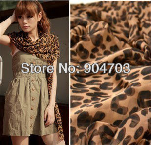 Free shipping new arrival wholesale 10pcs/lot  Classic Leopard Scarf Long Chiffon Scarf  Women's Korean Version Silk Scarf