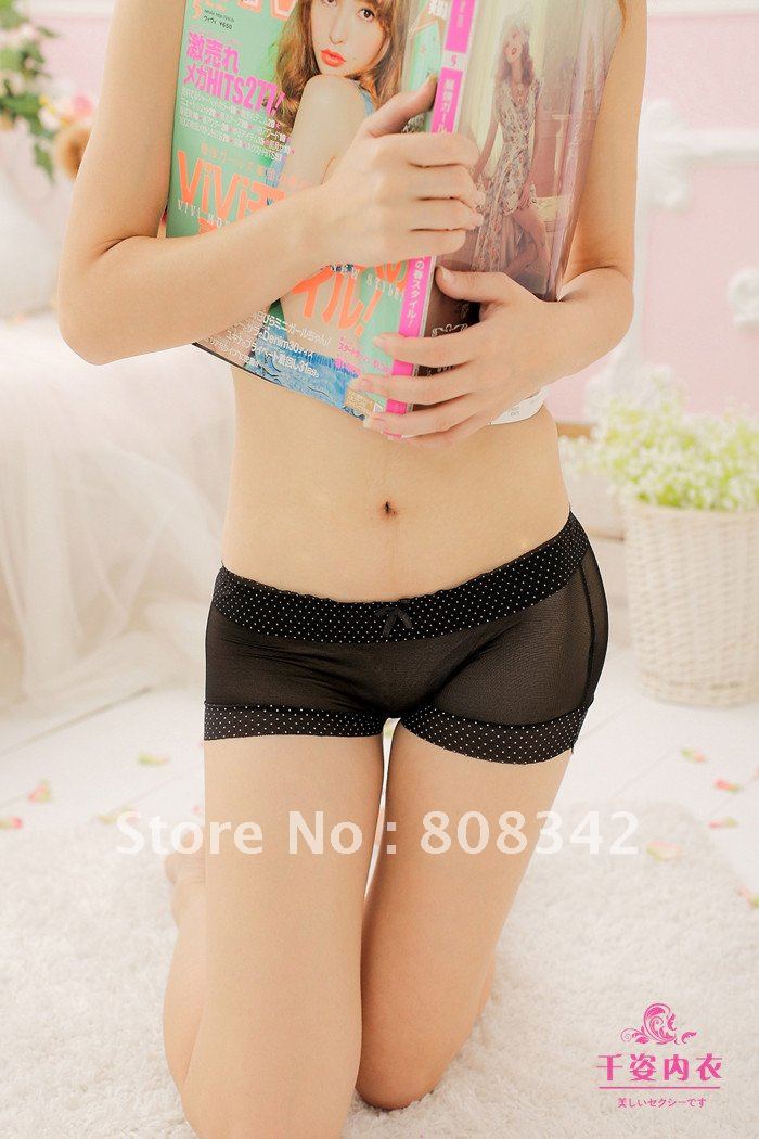 Free Shipping New Arrival Women G-string Sexy Lingerie BodyShort Sexy Underwear Intimate Panty  Pink  Black 10pcs/lot 828