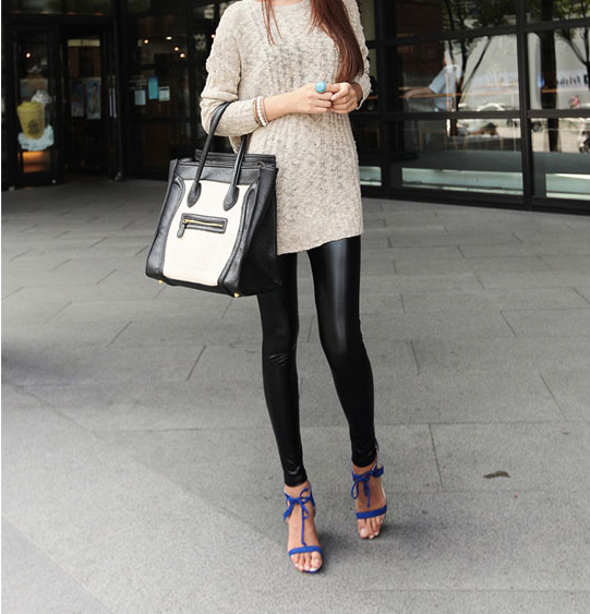 Free Shipping New Arrival Women leggings, PU Leather tights pants Wholesale