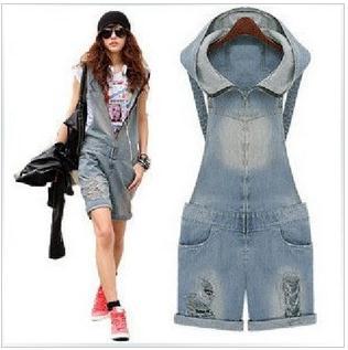 Free shipping new arrive 2013 summer fashion women's denim overalls hot shorts hot selling female suspenders jumpsuit jeans