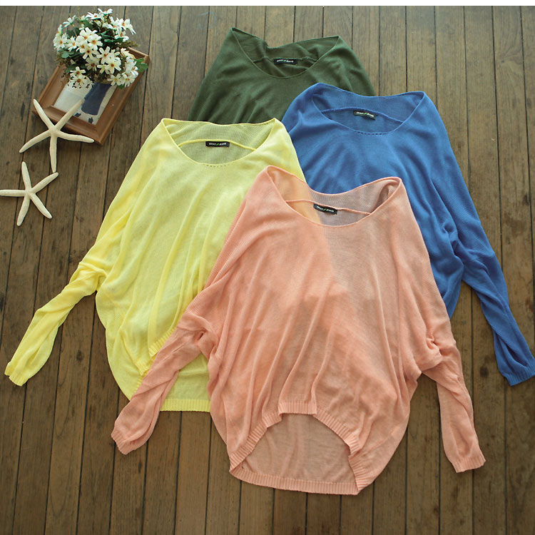 Free shipping New arrive fashion shirt sweater perspectivity cutout shirt long-sleeve  pullover solid color fashion for women
