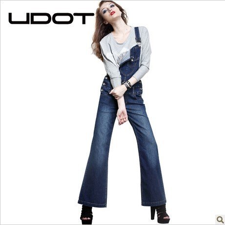 Free shipping new Bigfoot jeans, women autumn bell bottom pants, coveralls overalls-G239