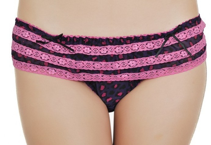 Free shipping New Chiffon cake layer lotus leaf lace underwear ladies'  briefs/ pants/underwear(3colors)