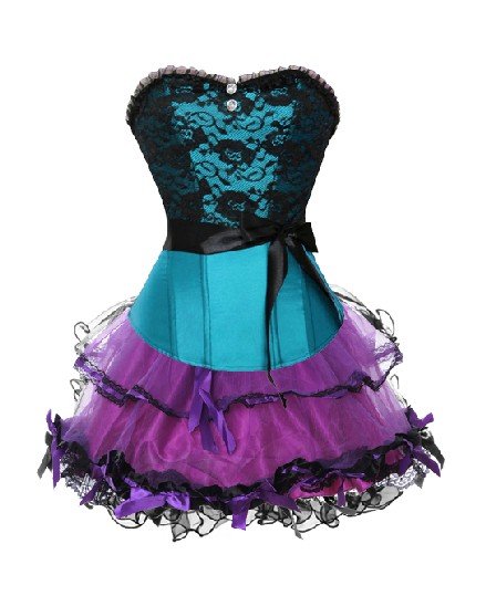 Free shipping! New corset dress, lace up corset shaper dress S/M/L/XL /XXL