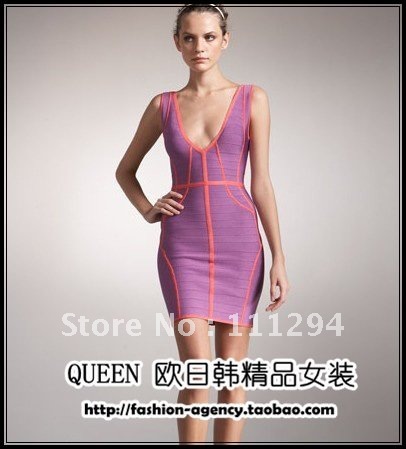 Free Shipping New Design European & American Fashion Evening Dress Sexy Party Dress 6045
