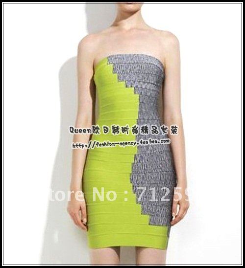 Free Shipping New Design HL European & American Fashion Evening Dress Sexy Party Dress 6109