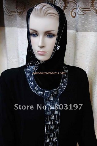 Free shipping new design muslim abaya Islamic clothes salat cloth