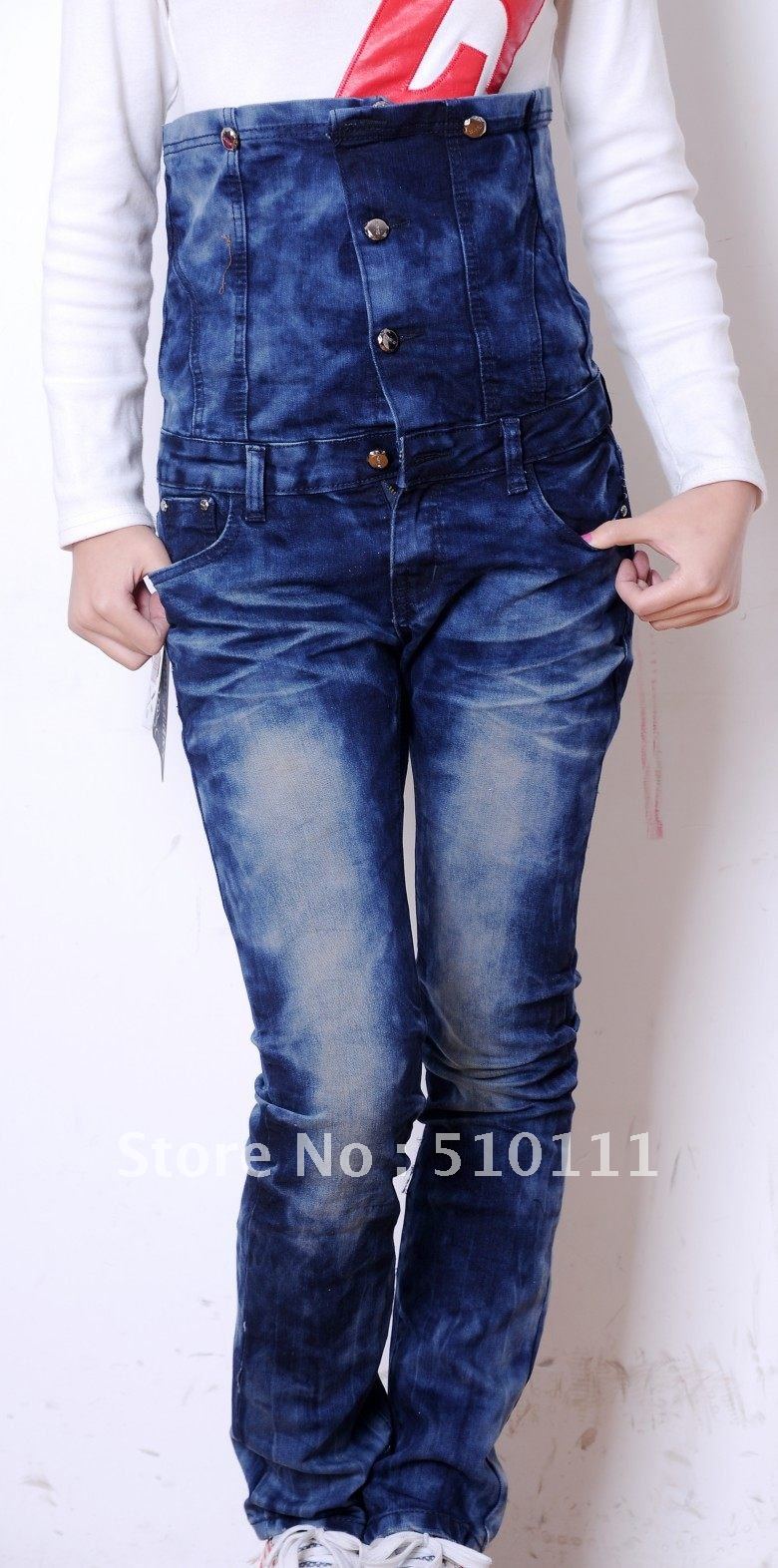 Free Shipping new design women's jeans brand jeans, Pencil Pants,Lady's Long Jeans,Denim Trousers,Blue #8816