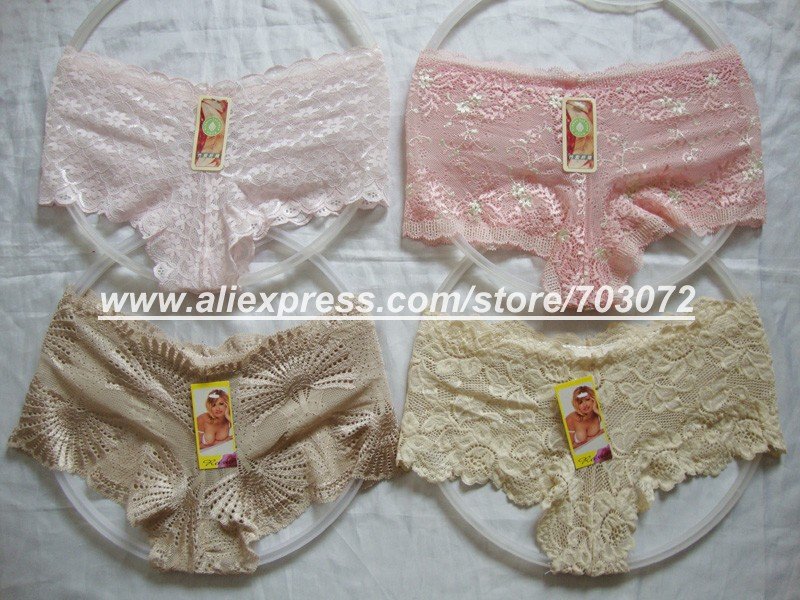 Free shipping,new designs,latest fashion lace brief,stock lady's panties sexy underwear lace boxer