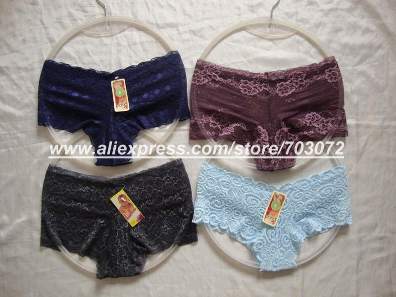 Free shipping,new designs,latest fashion lace brief,stock lady's panties sexy underwear lace boxer