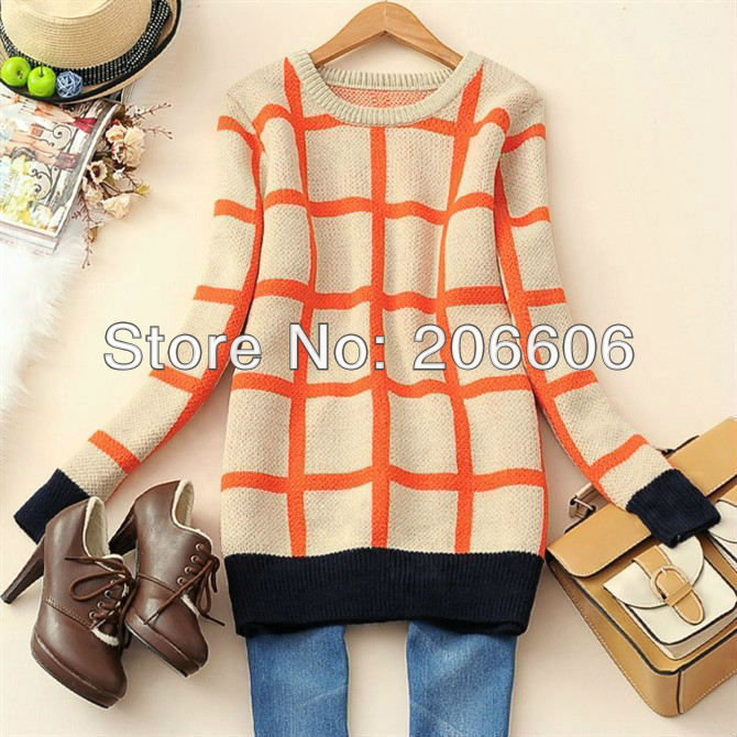 free shipping new fashion high quality long pullover sweaters for women 3 colors