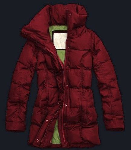 free shipping!New fashion,quilted and feather down filled for warmth,women's down coat/overcoat/ladies Outerwear-red