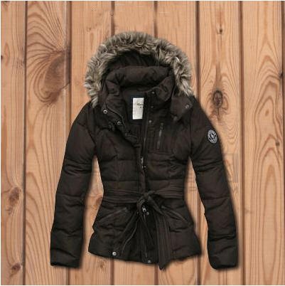 free shipping!New fashion,quilted and feather down filled for warmth,women's waistband down coat/overcoat/Outerwear-BROWN