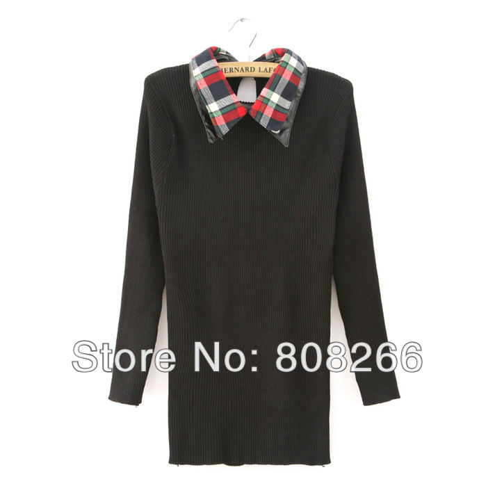 free shipping new fashion slim long sleeve pullover sweater for women