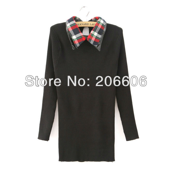 free shipping new fashion slim long sleeve pullover sweater for women