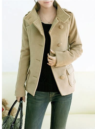 Free shipping new fashion Women wool coat Slim fit trench coat winter clothes outerwear ladies outdoor leisure warm jacket