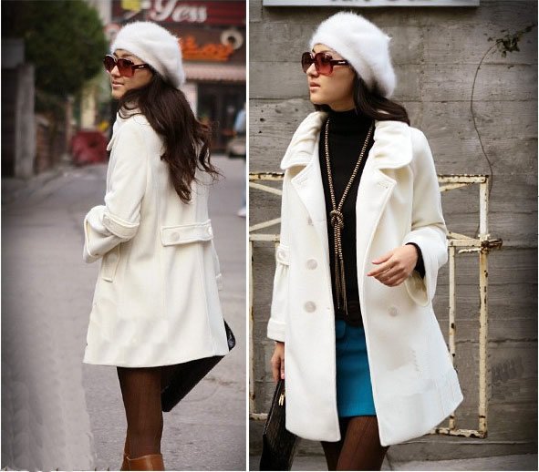 Free shipping new fashion women wool coat winter outdoor trench coat outerwear overcoat leisure windbreaker double breasted coat