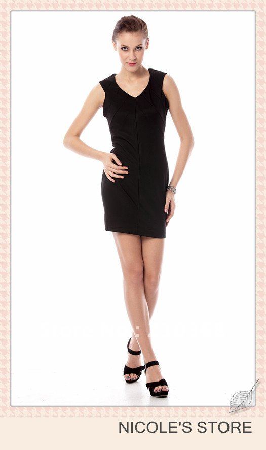 Free Shipping ! New FASHIONABLE Ruched Straight Knee-Length Sweetheart Sleeveless Chiffon party dress N-D-S-0046
