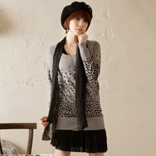 Free shipping  New fashon women's Autumn and winter Knit sweater  retali & wholesale#12411