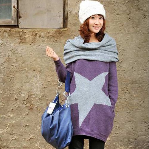 Free shipping  New fashon women'sAutumn and winter Knit sweater  retali & wholesale#12296