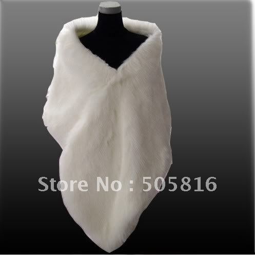 Free shipping New Faux Fur Wrap Coat Bridal Shawl J02