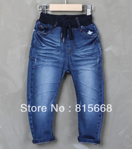 Free shipping New fit denim trousers for boys brand of children's wear luxury jeans
