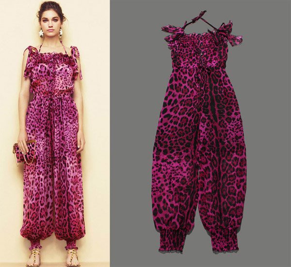 Free Shipping New Hight Street Fashion SS12059 Leopard Printed Women Jumpsuits/Romper Celebrity Print Colorful Jumpsuit Pants