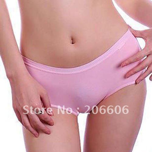 free shipping new hot bamboo underwear for women solid women panties ladies briefs