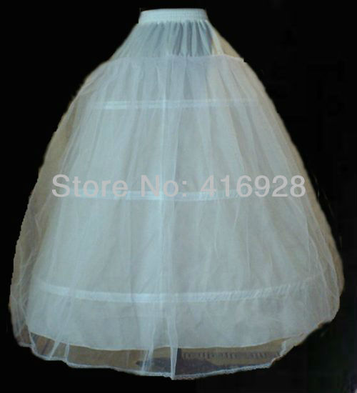 Free Shipping New Hot Sale 3-Hoop 2-Layer Ball Gown Wedding Bridal Gown Petticoat Underskirt Crinoline Wedding Accessories