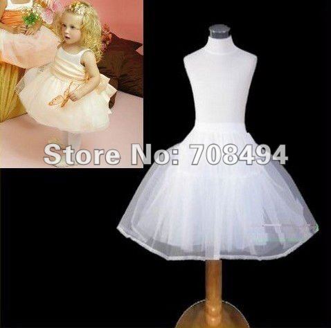 Free shipping new one size for all adjustable flower girl crinoline for the flower girl dress accessory-perfect gowns