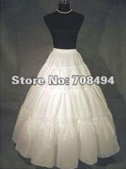 Free shipping new one size for all adjustable no hoop natural wedding petticoat for the wedding dress accessory-perfect gowns