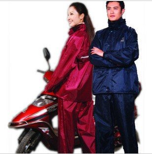 Free Shipping,New Raincoat Suit for Motorcycle Poncho 2pcs/set,Retail