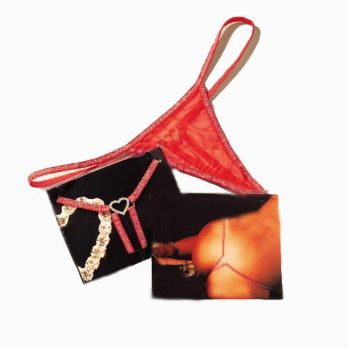 Free shipping!!New Sexy Erotic Mash Diamond Heart G-String Panty Underwear Lingerie