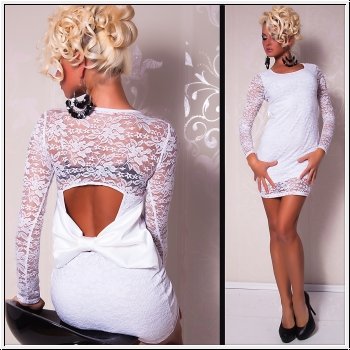 Free shipping!! New  Sexy  Lace Pierced Badydoll dress (white/Red)