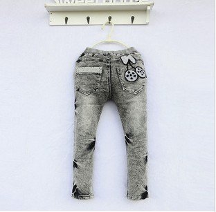 free shipping New Specials children jeans genuine sale exclusively A8239 stretch denim trousers