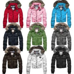 Free Shipping New Style  new Fur Collar  Warm Ladies' Coat Down Jackets Hoodie Fashion Down Jacket For Woman's Parkas size S-L