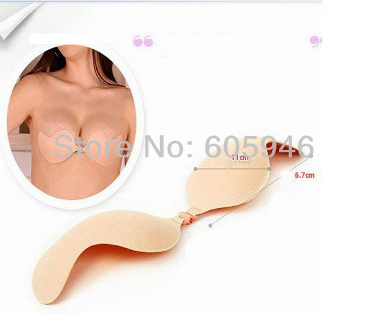 Free shipping New v bra silica gel invisible bras paste | | dress gathered underwear milk stick bride necessary V