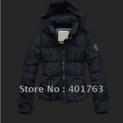 Free shipping New women's Down coat winter warm down jacket  A Women's coat F NAVY Women's hooded  zipper can mixed order