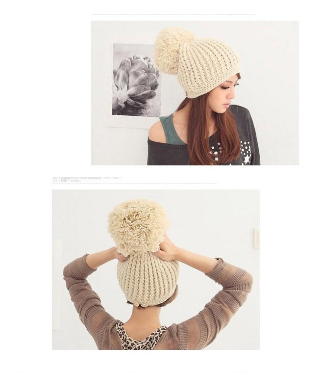 Free shipping NEW WOMENS solid color drape winter hats, lady's solid color drape caps 7 Colors Knitted Headwears Wholesale