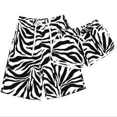 Free shipping  New zebras beach pants lovers beach pants
