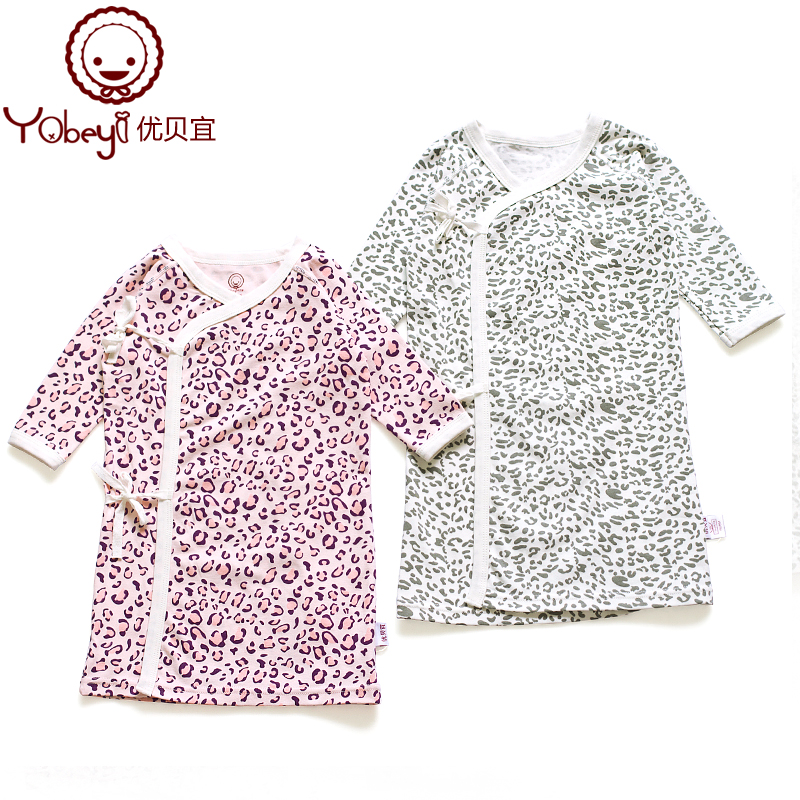 Free shipping Newborn clothes bandage robe baby spring and autumn 100% cotton robe sleepwear 0-1 year old 5613