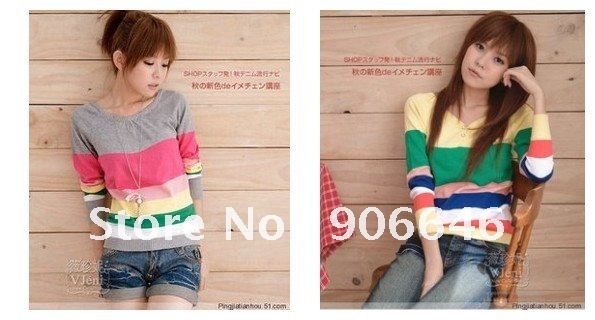 Free shipping NEWEST STYLE fashion womens slimming shirts/cottons long sleeve blouse tops 4 candy colors 1PC/LOT