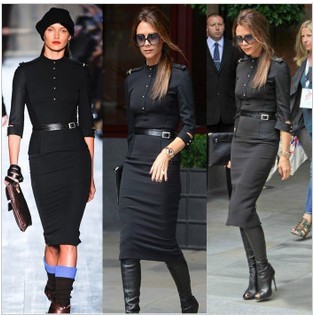 Free Shipping Newest Victoria Style Stretch Back  zipper slim OL half-sleeve Dress with a belt lady summer dress retail