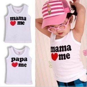 Free shipping NISHIMATSUYA 100% cotton baby summer vest child sleeveless T-shirt compassion funds male female t-shirt child love