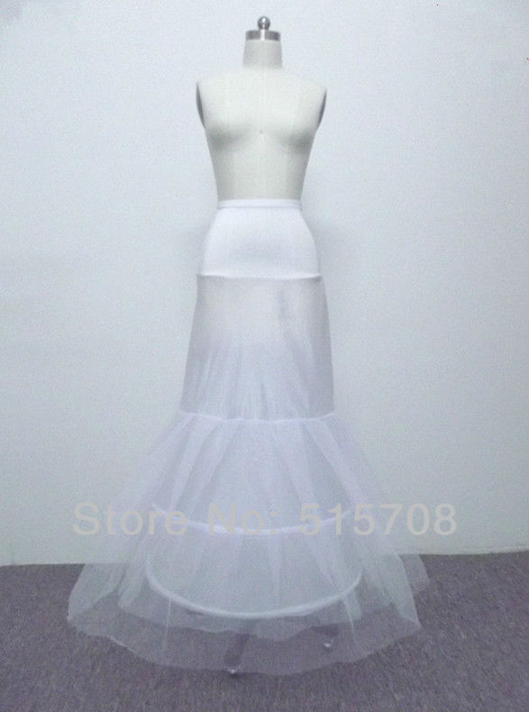 Free Shipping Nylon Mermaid and Trumpet Gown Floor-length Slip Style/ Cheap Bridal Party Dress Wedding Petticoat