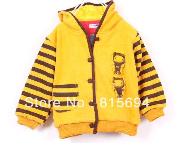 Free shipping of 2012 autumn winters is children's cartoon guard coat *