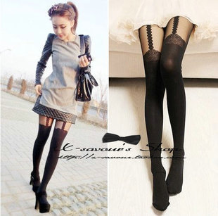 Free shipping of bud silk condole belt thigh spell have pantyhose nylon stockings